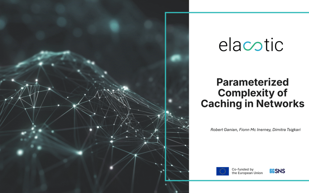 New publication on the parameterized complexity of caching in networks accepted at AAAI 2025