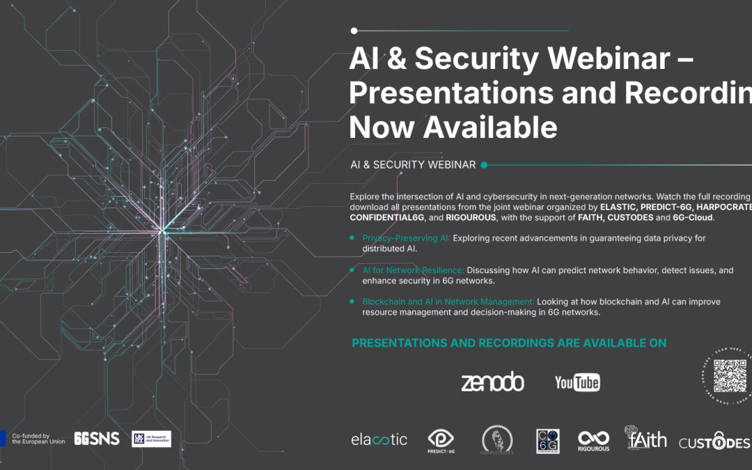AI & Security Webinar – Presentations and Recording Now Available